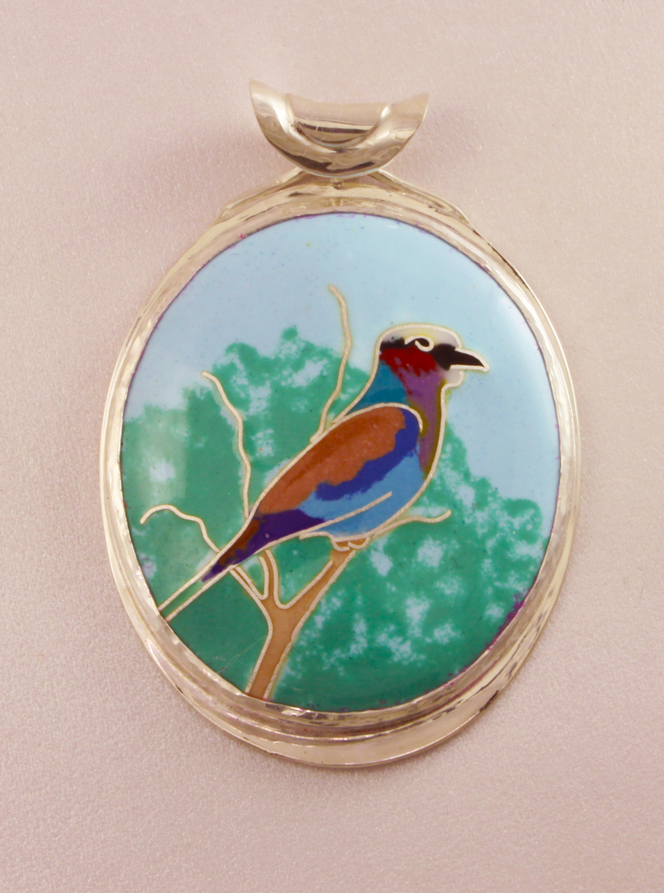 Lilac-Breasted Roller Pendant