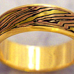 Classic Mokume: Yellow Gold