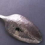 Hand-forged Silver Spoon, bottom