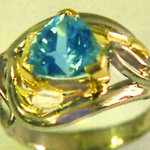 Topaz Trilliant Ring