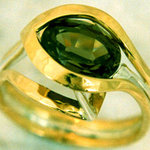 Green Sapphire Ring