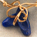 Lapis Toe-Shoes Pendant