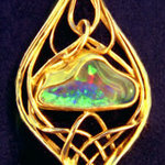 Mobius Opal Pendant
