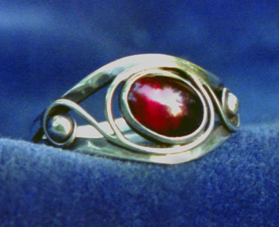 Carol's Garnet Ring