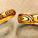 Natural Mokume Bands