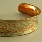 Mokume Copper Bracelet