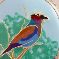 Lilac-Breasted Roller Pendant