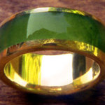 Jade Inlay Ring