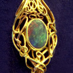 Black Opal Pendant